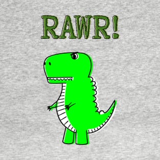 Cute Green Dino T-Shirt